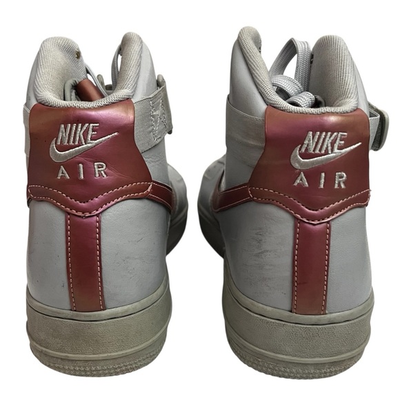 Nike Air Force 1 '07 High LV8 Mens Size 10 Gray Pink Athletic Shoes Sneakers - Picture 6 of 14